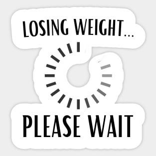 Funny Women Weight Loss Journey Motivation Diet Workout Mom Sticker